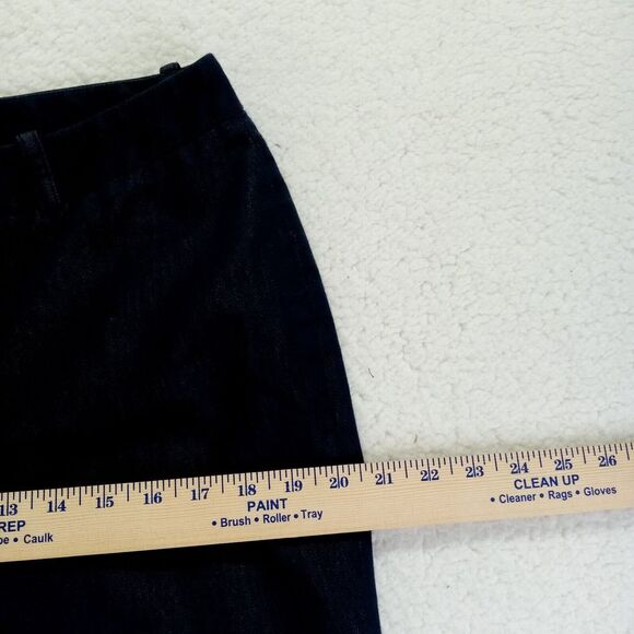 Essentials by A.B.S.‎ Pants Womens 12 (32) Denim Look Dress Pants Cotton Blend - Picture 6 of 11